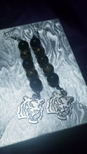 Load image into Gallery viewer, Beaded Tiger Earrings
