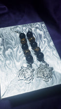 Load image into Gallery viewer, Beaded Tiger Earrings
